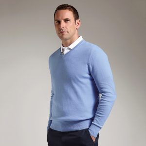 g.Eden cotton v-neck sweater (MKC6884VN-EDEN)