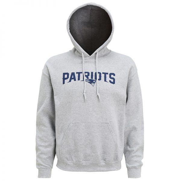New England Patriots large logo hoodie