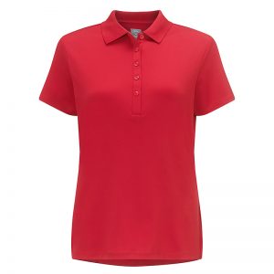 Women's classic chev solid polo