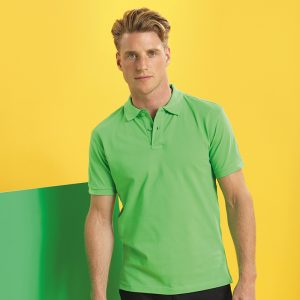 MenÌ´åÈs poly/cotton blend polo