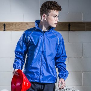 Kids showerproof training jacket