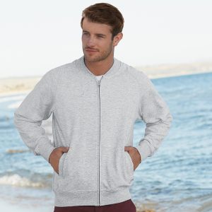 Lightweight baseball sweatshirt jacket