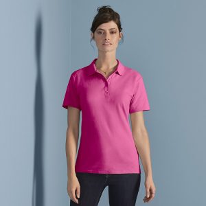 Women's softstyle double piquÌ´å© polo