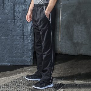 Open hem lined training bottoms