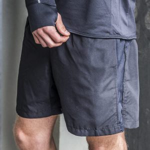 Lined performance sports shorts