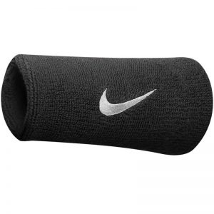 Swoosh doublewide wristbands (one pair)